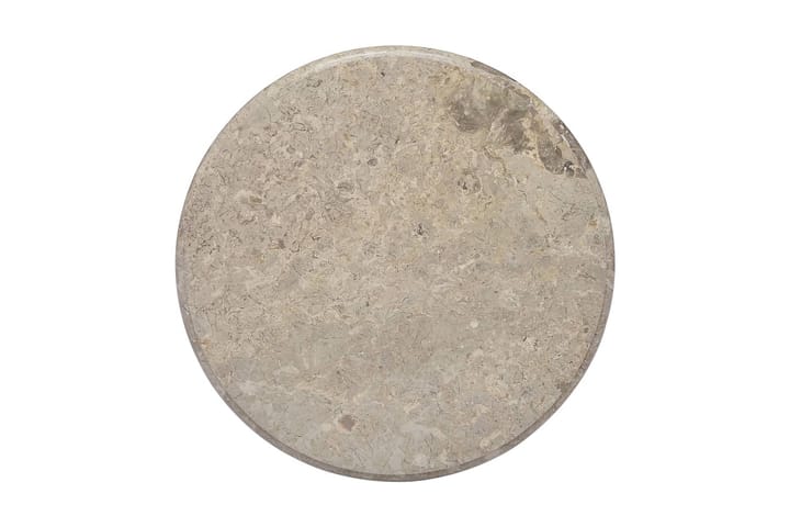 Bordsskiva grå Ã˜60x2,5 cm marmor