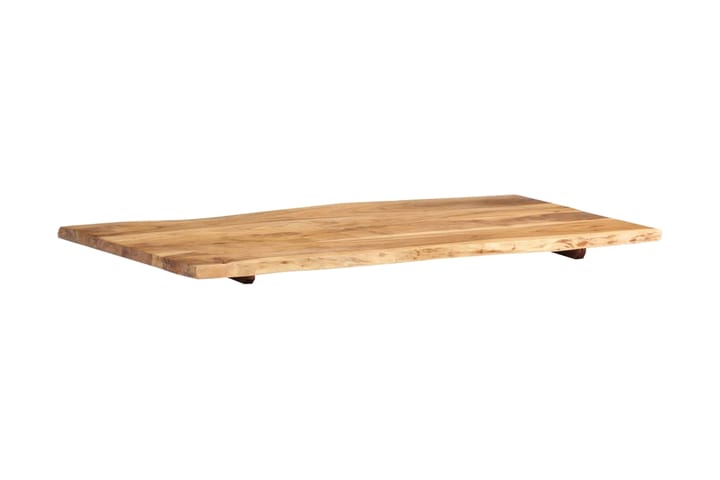 Bordsskiva massivt akaciaträ 100x(50-60)x2,5 cm