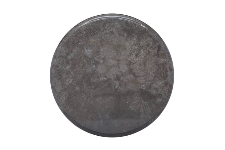 Bordsskiva svart Ã˜40x2,5 cm marmor