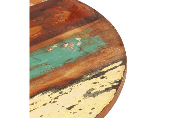 Rund bordsskiva 40 cm 15-16 mm massivt återvunnet trä - Flerfärgad - Möbler - Tillbehör & accessoarer - Bordstillbehör - Bordsskiva
