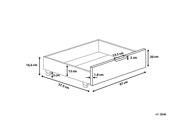 RUMILLY Låda 97|58 cm - Möbler - Tillbehör & accessoarer - Sängtillbehör