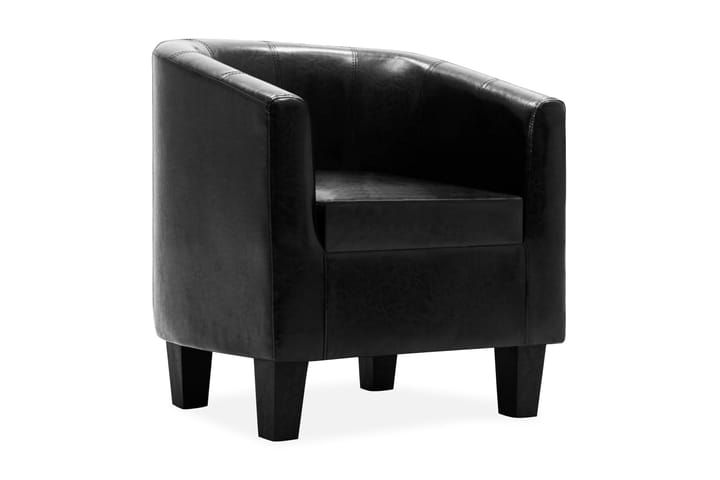 Fåtölj svart konstläder - Svart - Möbler - Vardagsrum - Tv-möbler & mediamöbler - Tv-skåp