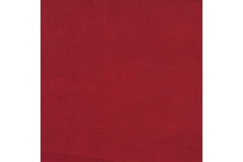 Fotpall vinröd 78x56x32 cm sammet - Röd - Möbler - Vardagsrum - Fåtöljer & fotpallar - Fotpall