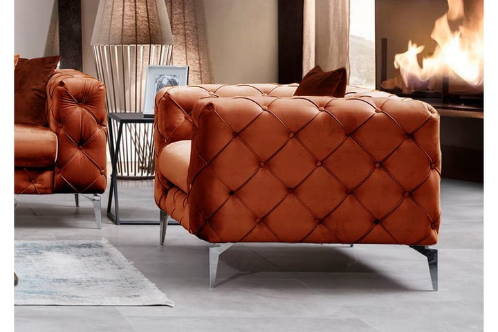 CAYADO Fåtölj Orange - Möbler - Vardagsrum - Fåtöljer & fotpallar