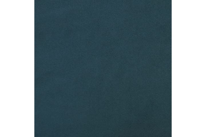 Vilstol med fotpall blå sammet - Blå - Möbler - Vardagsrum - Fåtöljer & fotpallar