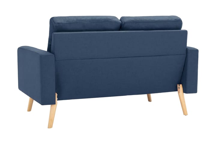 2-sitssoffa blå tyg - Blå - Möbler - Vardagsrum - Soffor - 2-sits soffor