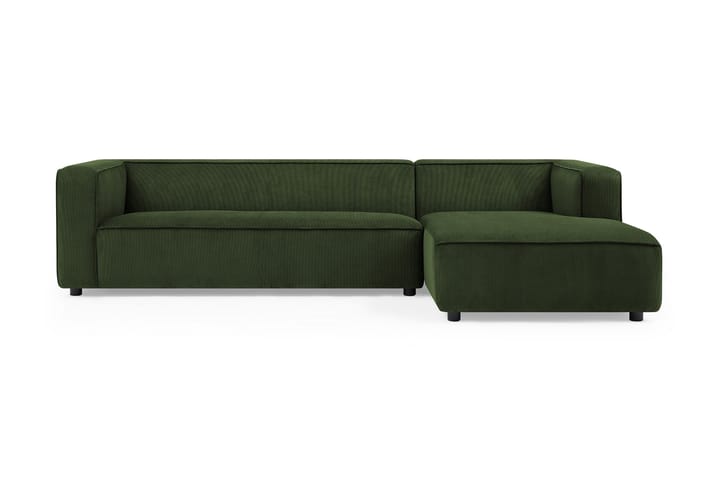 BABSON 4-sits Soffa med Schäslong Grön