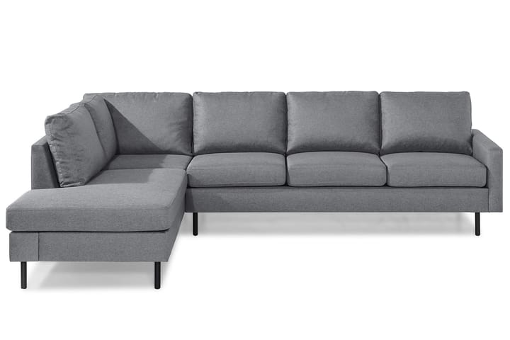 RACKO 3-sits Soffa med Schäslong Vänster Chenille Röd - Skräddarsy färg och tyg - Möbler - Vardagsrum - Soffor - Divansoffa & schäslong