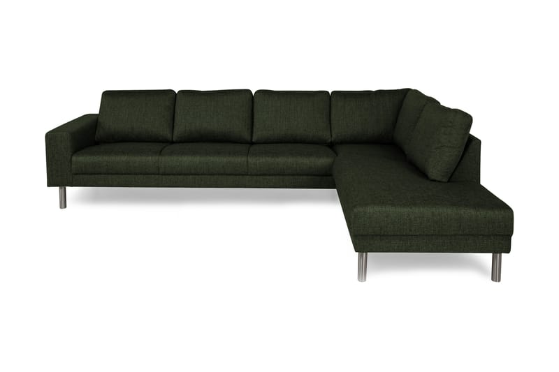 RIMELLA Soffa Large med Schäslong Höger Grön