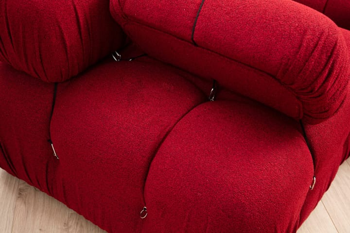 BELGIN Mittmodul 95 cm Röd - Möbler - Vardagsrum - Soffor - Modulsoffor - Mittmodul