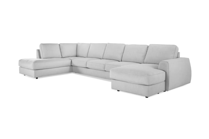 CLARKSVILLE LYX U-soffa med Divan Large Höger Linnegrå - Möbler - Vardagsrum - Soffor - U-soffor