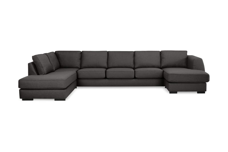 CLARKSVILLE U-soffa Large med Divan Höger Mörkgrå