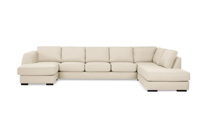 CLARKSVILLE U-soffa Large med Divan Vänster Beige - Möbler - Vardagsrum - Soffor - U-soffor