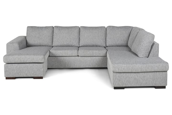 CONNECT U-soffa med Divan Vänster Chenille Blå - Skräddarsy färg och tyg - Möbler - Vardagsrum - Soffor - U-soffor