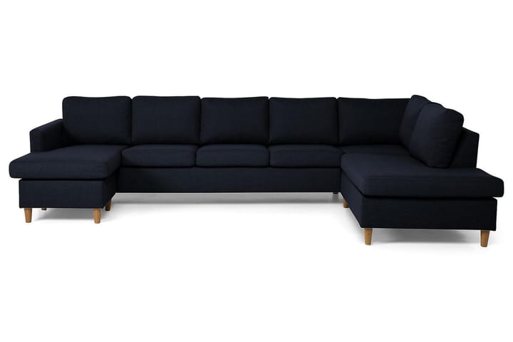 JAN U-soffa Large med Divan Vänster Blå