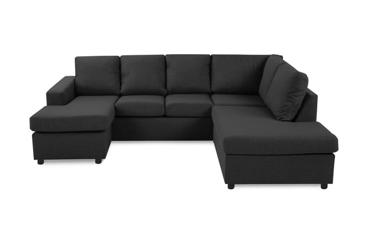 NEW YORK U-soffa Large Divan Vänster Antracit - Möbler - Vardagsrum - Soffor - U-soffor