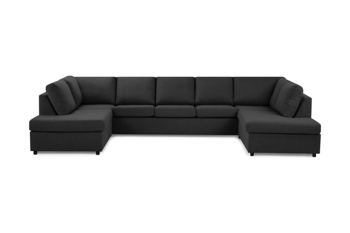 NEW YORK U-soffa med Schäslonger Antracit - Möbler - Vardagsrum - Soffor - U-soffor