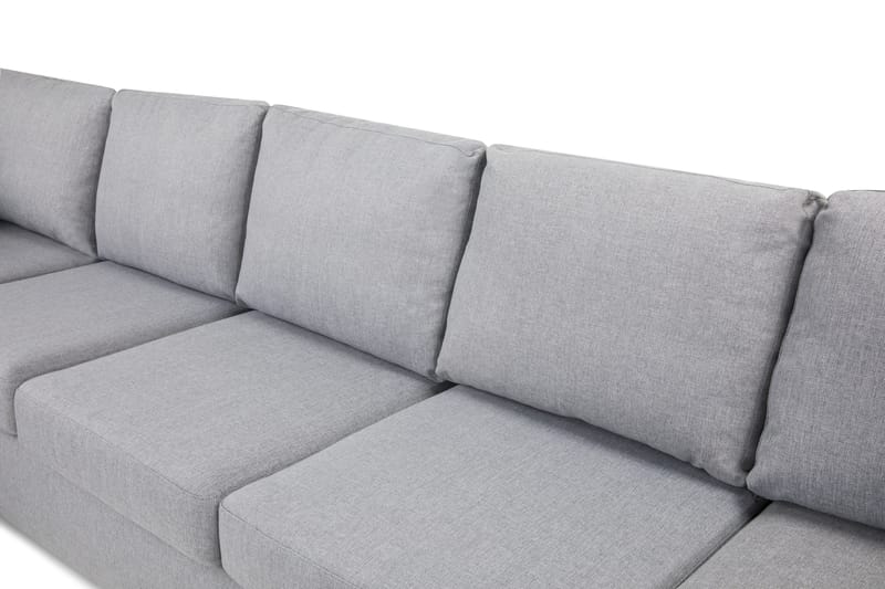 NEW YORK U-soffa XL Divan Höger Ljusgrå - Möbler - Vardagsrum - Soffor - U-soffor