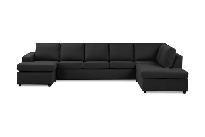 NEW YORK U-soffa XL Divan Vänster Antracit - Möbler - Vardagsrum - Soffbord & vardagsrumsbord - Sidobord & lampbord