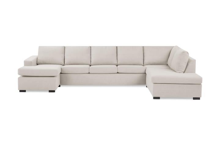 NEW YORK U-soffa XL Divan Vänster Beige - Möbler - Vardagsrum - Soffor - U-soffor