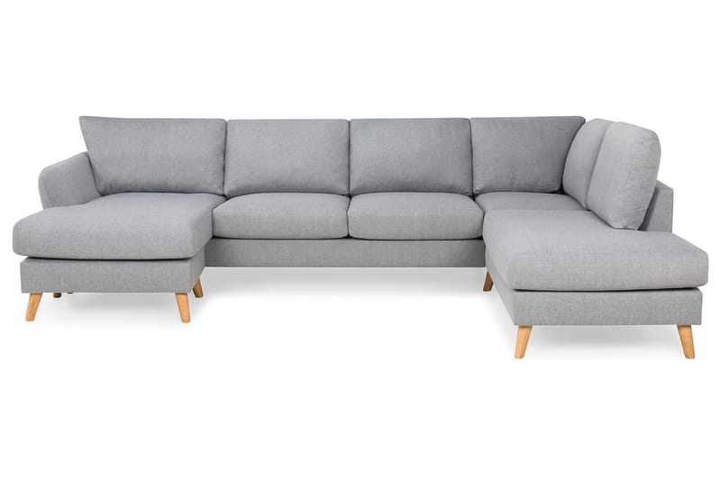 OSCAR U-soffa med Divan Vänster Chenille Rosa - Skräddarsy färg och tyg - Möbler - Vardagsrum - Soffor - U-soffor