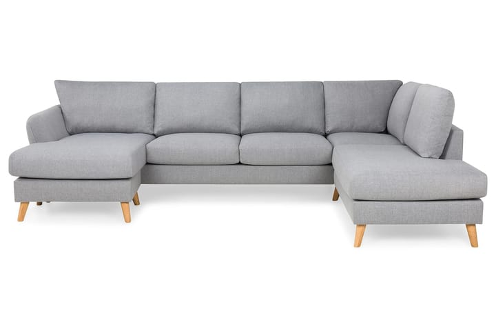 OSCAR U-soffa med Divan Vänster Finvävt Tyg Beige - Skräddarsy färg och tyg - Möbler - Vardagsrum - Soffor - U-soffor