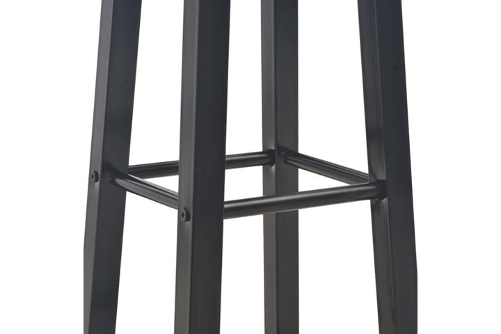 Barstolar 2 st svart MDF - Svart - Möbler - Vardagsrum - Stolar & sittmöbler - Industristolar