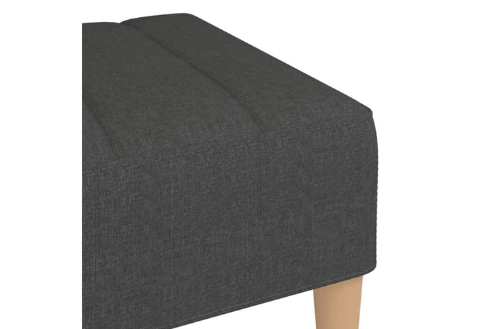 Fotpall mörkgrå 78x56x32 cm tyg - Mörkgrå - Möbler - Vardagsrum - Stolar & sittmöbler - Pallar - Fotpall