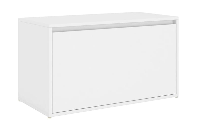 Hallbänk vit 80x40x45 cm spånskiva - Vit - Möbler - Vardagsrum - Stolar & sittmöbler - Sittbänk