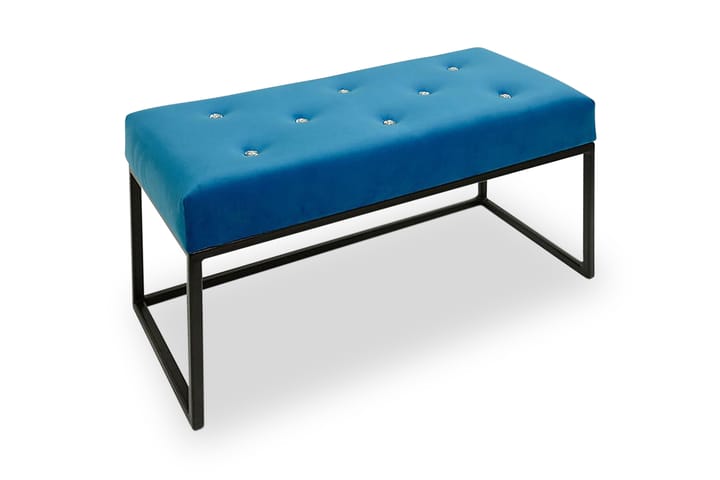 SEGO Sittpuff 80x35x42 cm - Blå - Möbler - Vardagsrum - Stolar & sittmöbler - Sittbänk