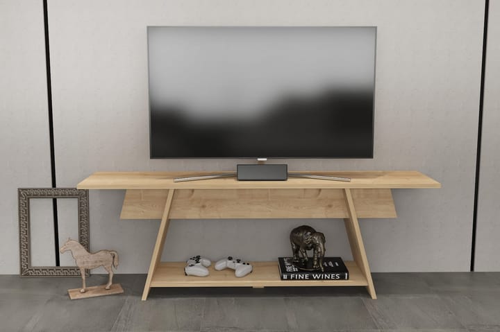 AGATEA Tv-bänk 150x50 cm Blå - Möbler - Vardagsrum - Tv-möbler & mediamöbler - Tv-bänkar