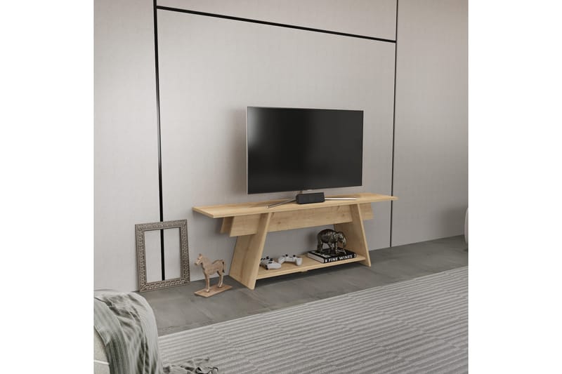AGATEA Tv-bänk 150x50 cm Blå - Möbler - Vardagsrum - Tv-möbler & mediamöbler - Tv-bänkar