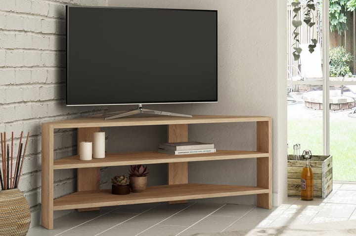 CORALEE Tv-bänk Ek - Ljusbrun - Möbler - Vardagsrum - Tv-möbler & mediamöbler - Tv-bänkar