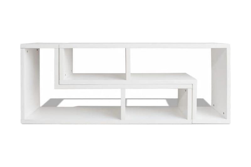 Dubbel L-formad TV-möbel vit - Vit - Möbler - Vardagsrum - Tv-möbler & mediamöbler - Tv-bänkar