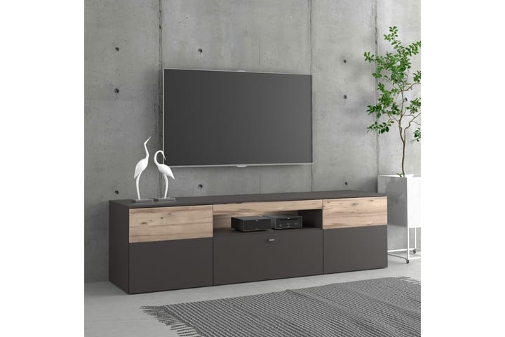 FULSBY TV-Bänk 209.8 cm Grå/Brun - Möbler - Vardagsrum - Tv-möbler & mediamöbler - Tv-bänkar