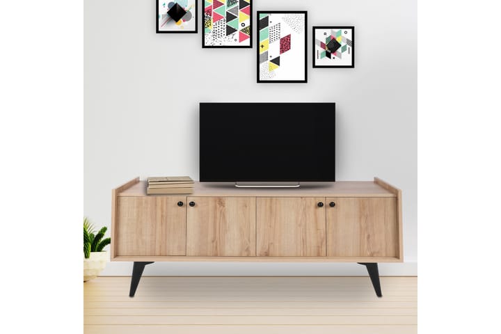 GEESTAN Tv-bänk 150 cm Natur - Möbler - Vardagsrum - Tv-möbler & mediamöbler - Tv-bänkar