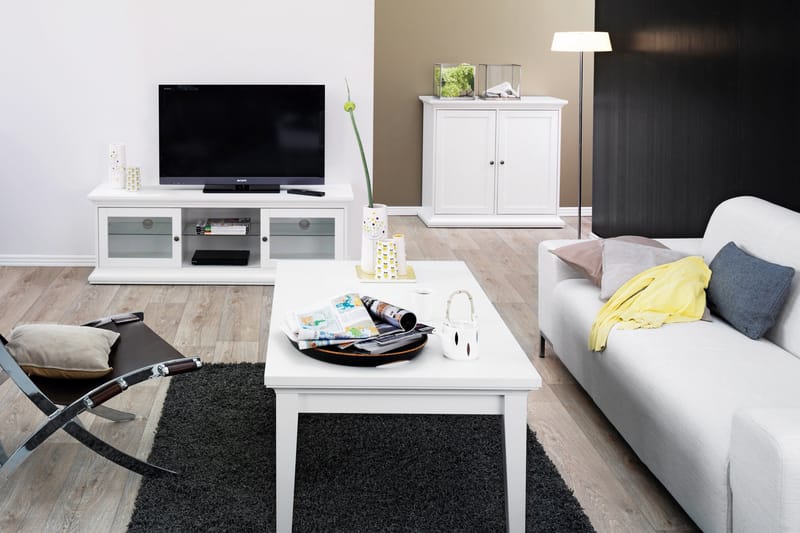 NICOLINA TV-bänk 150 Vit - Möbler - Vardagsrum - Tv-möbler & mediamöbler - Tv-bänkar