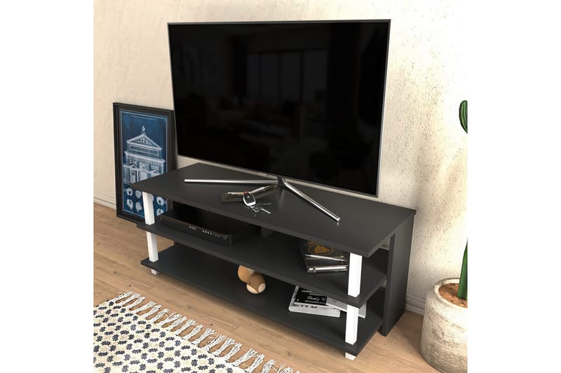 OBURUS Tv-bänk 120x47,4 cm Vit - Möbler - Vardagsrum - Tv-möbler & mediamöbler - Tv-bänkar