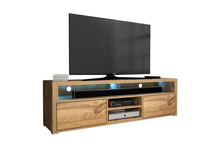 PEBMARSH TV-bänk 137 cm Ek - Ek - Möbler - Vardagsrum - Tv-möbler & mediamöbler - Tv-bänkar