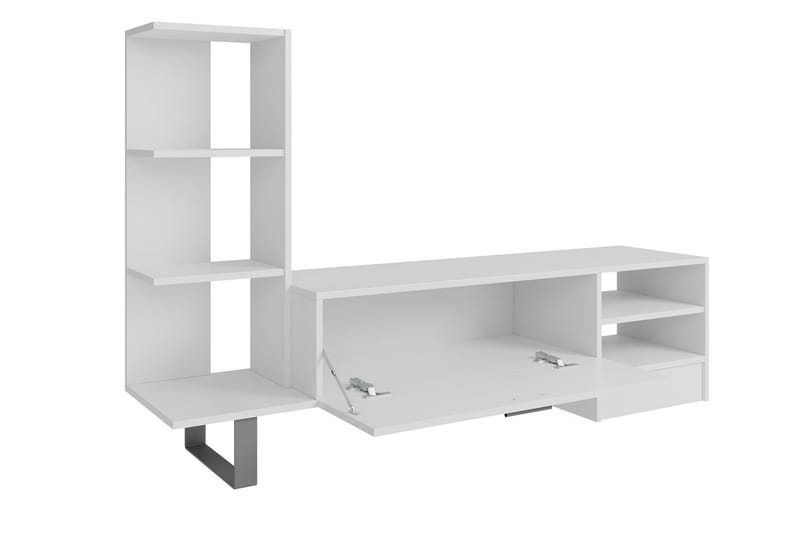RINELY Tv-bänk 152 cm Vit - Möbler - Vardagsrum - Tv-möbler & mediamöbler - Tv-bänkar