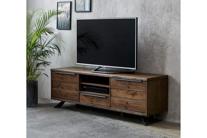 SERVILLAH Tv-bänk 170 cm Brun - Möbler - Vardagsrum - Tv-möbler & mediamöbler - Tv-bänkar