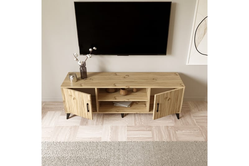 SHIASALL Tv-bänk 150 cm Natur - Möbler - Vardagsrum - Tv-möbler & mediamöbler - Tv-bänkar
