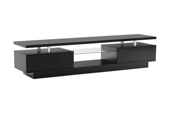 TOLSBY Tv-bänk 40 cm Svart med LED Belysning - Möbler - Vardagsrum - Tv-möbler & mediamöbler - Tv-bänkar