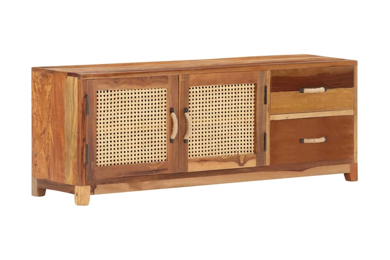 TV-bänk 120x30x45 cm massivt återvunnet trä - Brun - Möbler - Vardagsrum - Tv-möbler & mediamöbler - Tv-bänkar