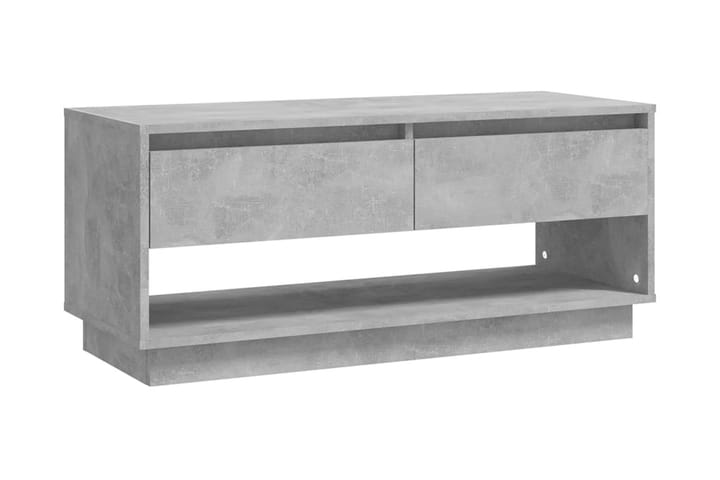 TV-bänk betonggrå 102x41x44 cm spånskiva