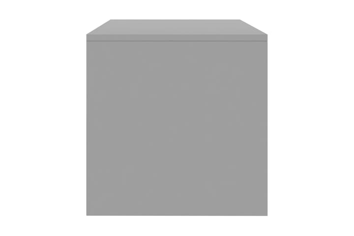 TV-bänk grå högglans 120x40x40 cm spånskiva - Grå - Möbler - Vardagsrum - Tv-möbler & mediamöbler - Tv-bänkar