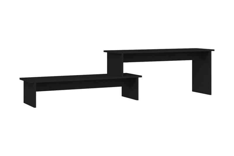 TV-bänk svart 180x30x43 cm spånskiva - Svart - Möbler - Vardagsrum - Tv-möbler & mediamöbler - Tv-bänkar