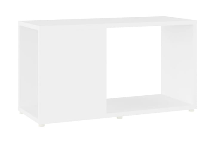 TV-bänk vit 60x24x32 cm spånskiva
