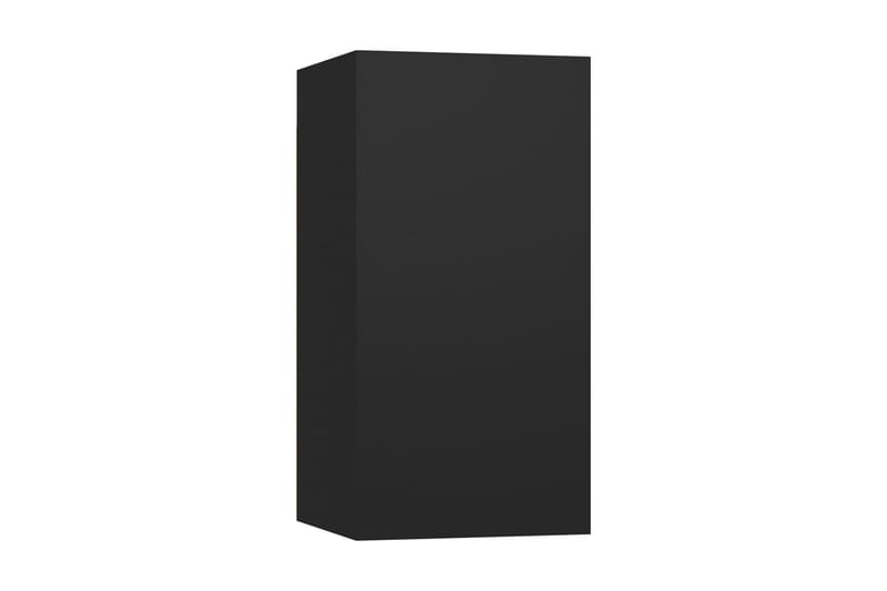 TV-skåp 2 st svart 30,5x30x60 cm spånskiva