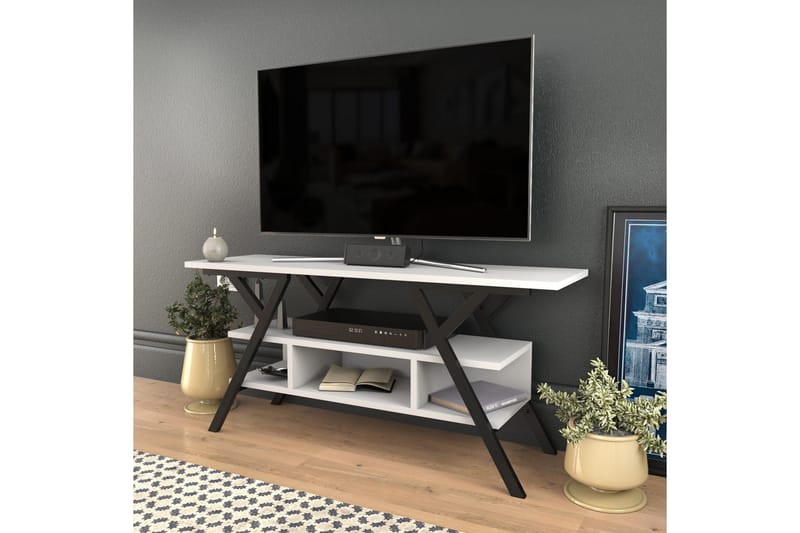 UKHAND Tv-bänk 120x55 cm Svart - Möbler - Vardagsrum - Tv-möbler & mediamöbler - Tv-bänkar